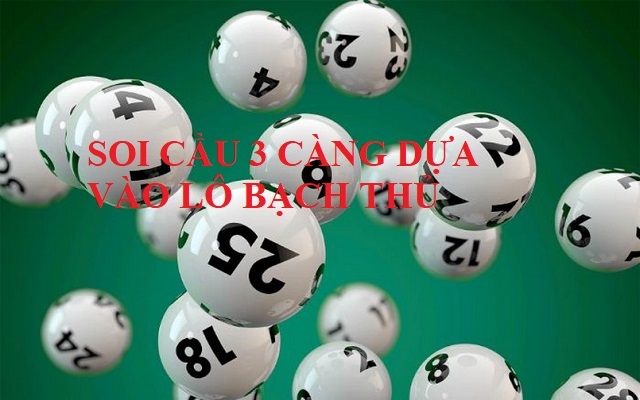 Suy đoán 3 càng dựa vào lô bạch thủ